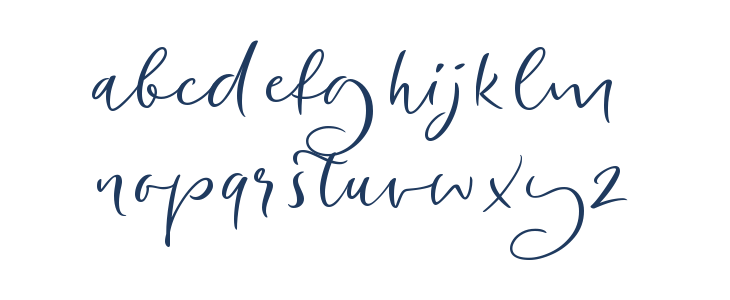 Un Jour Merveilleux Demo Regular Lowercase