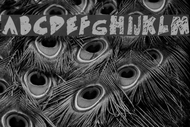 Un-finished Font examples