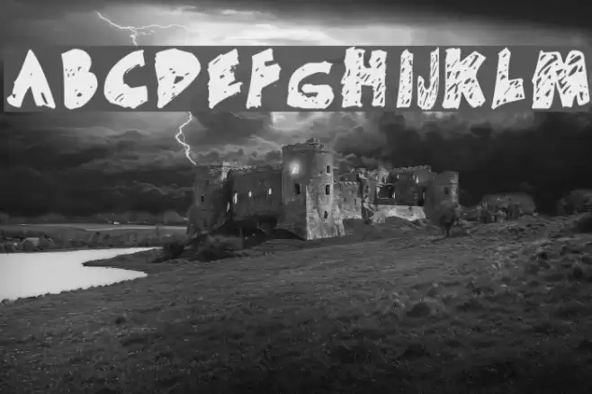 Un-finished Font examples