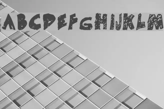 Un-finished Font examples