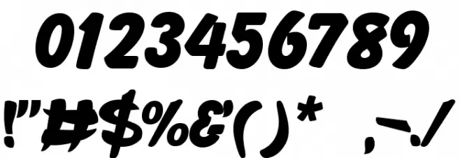 UnAmericanoAParigi Font OTHER CHARS