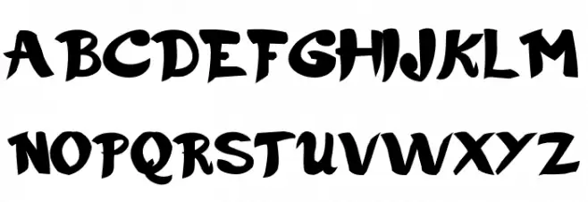 UnAmericanoAParigi Font Litere mari