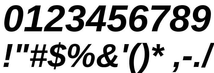 UnB Office Bold Italic फ़ॉन्ट अन्य घर का काम