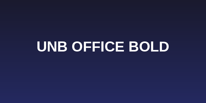 UnB Office Bold Social Header