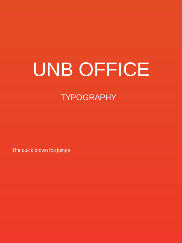 UnB Office Poster