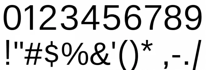 UnBPro-Regular Font OTHER CHARS