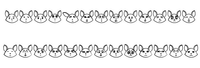 UnTaRot ST Font LOWERCASE