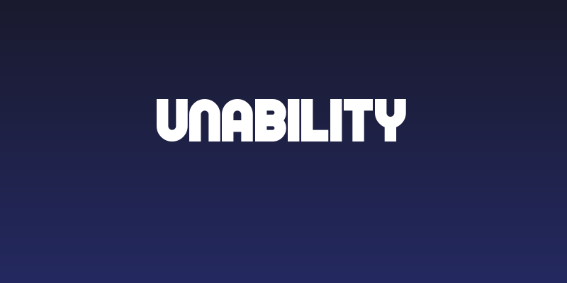 Unability Social Header