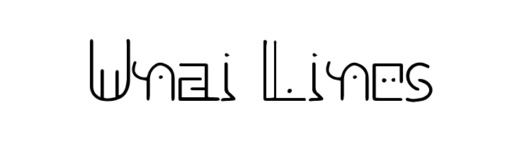 Unai Lines  フリーフォントのダウンロード
