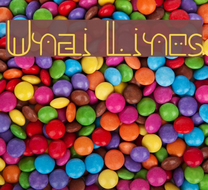 Unai Lines Font examples