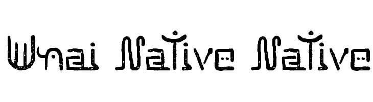 Unai Native Native  les polices de caractères gratuit tlcharger