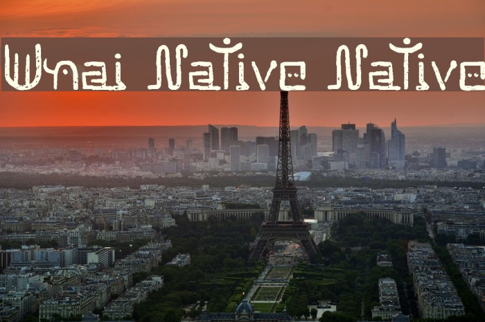 Unai Native Native Font examples