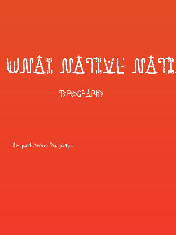 Unai Native Native Poster