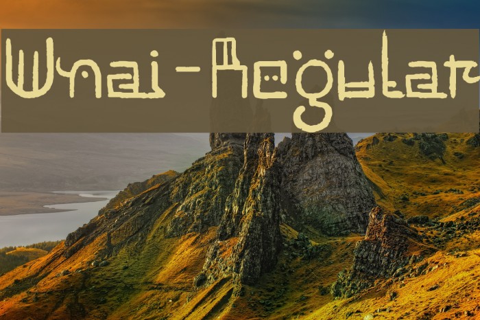 Unai-Regular Font examples