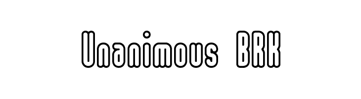 Unanimous BRK  Descarca Fonturi Gratis