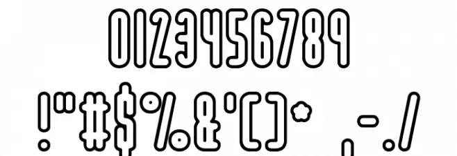 Unanimous BRK Font OTHER CHARS