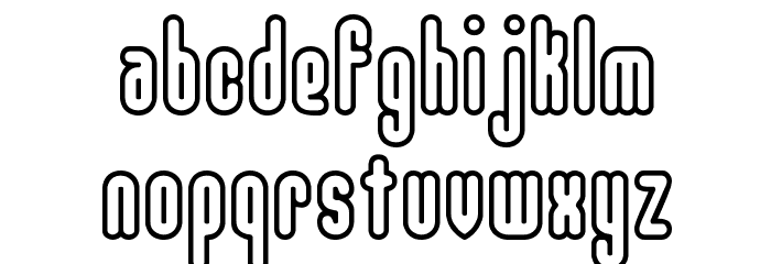 Unanimous BRK Font LOWERCASE