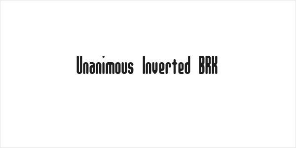 Unanimous Inverted BRK Logo