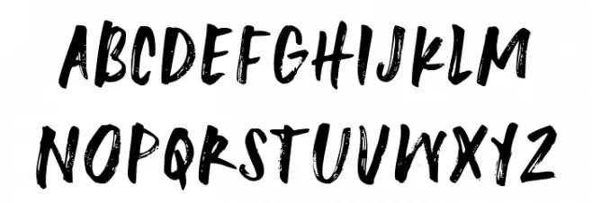 Unashamed Demo Regular Schriftart Groß