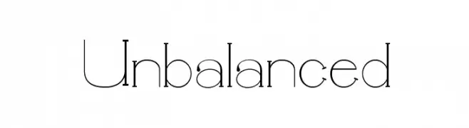 Unbalanced  Free Fonts Download