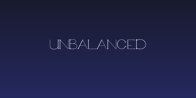 Unbalanced Social Header