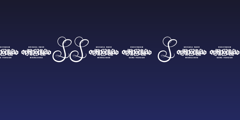 Unblessed Script Social Header
