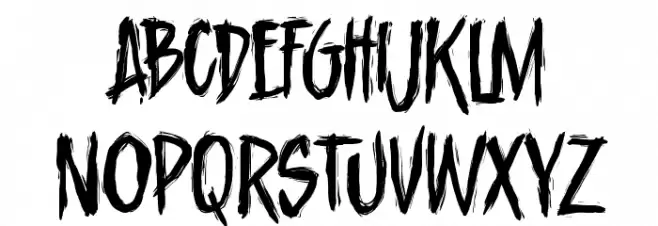 Unblessed 字体 小写