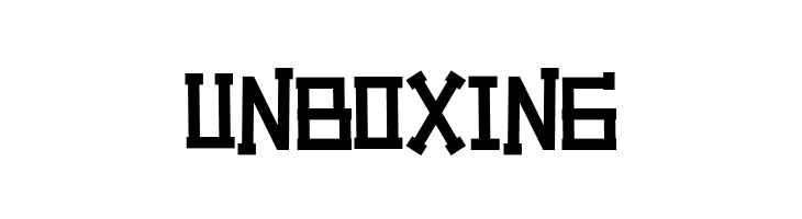 Unboxing  Frei Schriftart Herunterladen