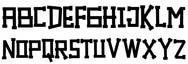 Unboxing Schriftart Groß