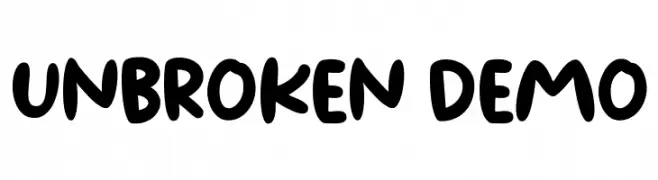 Unbroken Demo Fonte