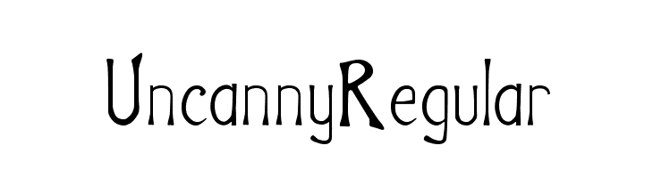 Uncanny Regular  Fuentes Gratis Descargar