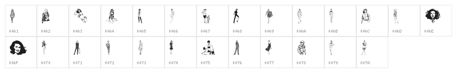 Unca'sWomen Character Map