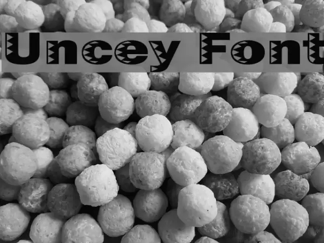 Uncey Fonte examples