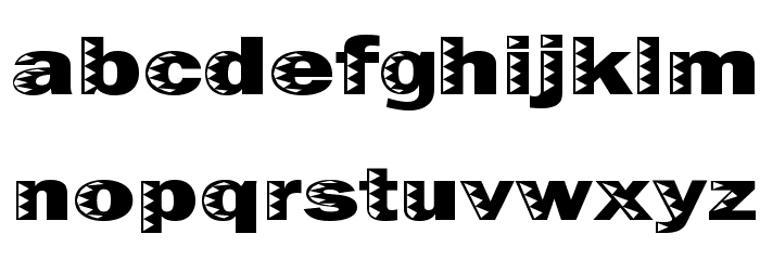 Uncey Font LOWERCASE