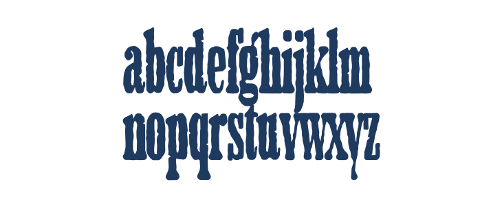 Unchained PERSONAL USE Regular Lowercase