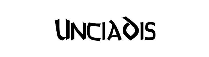 UnciaDis  Frei Schriftart Herunterladen