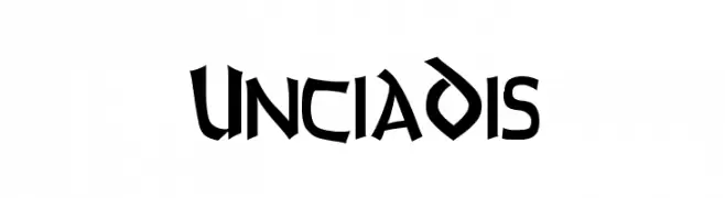 UnciaDis  Скачать бесплатные шрифты