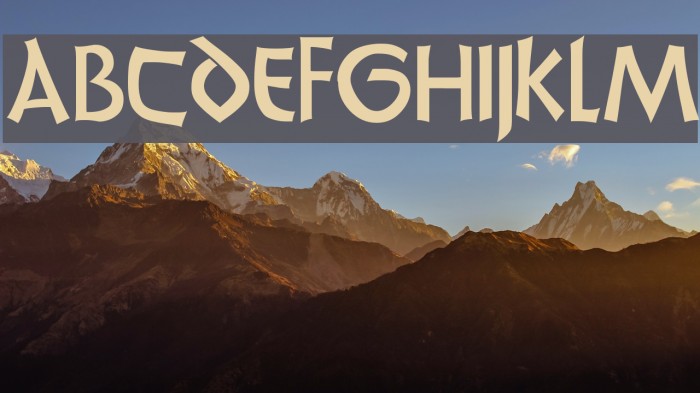 UnciaDis Font examples