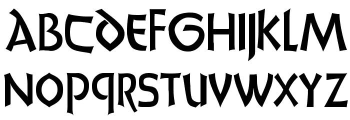 UnciaDis Font LOWERCASE