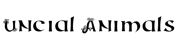 Uncial Animals  لخطوط تنزيل