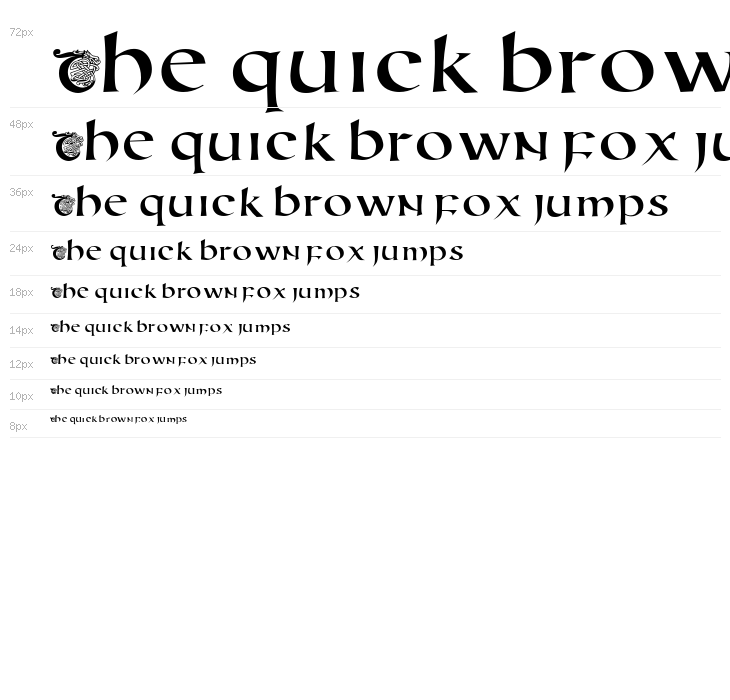 Uncial Animals Waterfall