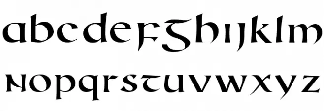 Uncial Animals Caratteri MINUSCOLO