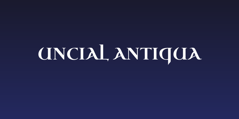 Uncial Antiqua Social Header