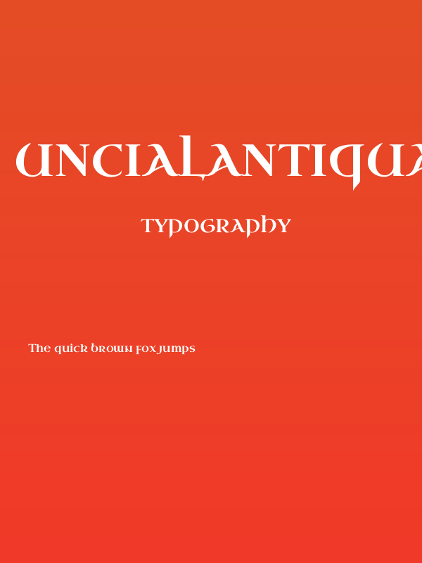 UncialAntiqua-Regular Poster