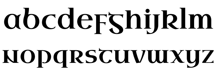 UncialAntiqua-Regular Font LOWERCASE