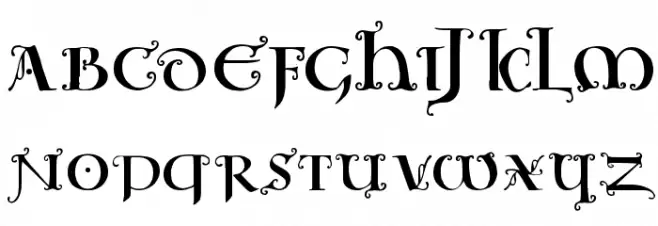 UncialeOrnamentale Font UPPERCASE