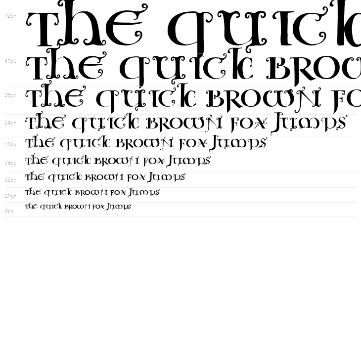 UncialeOrnamentale Waterfall