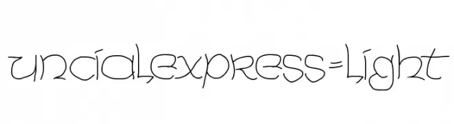 UncialeXpress-Light  Fuentes Gratis Descargar