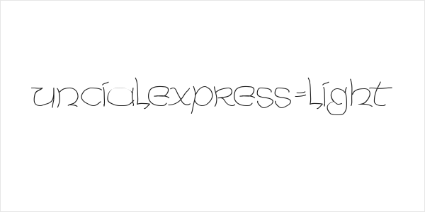 UncialeXpress-Light Logo