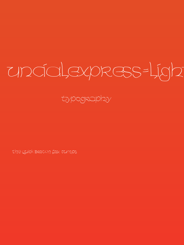 UncialeXpress-Light Poster